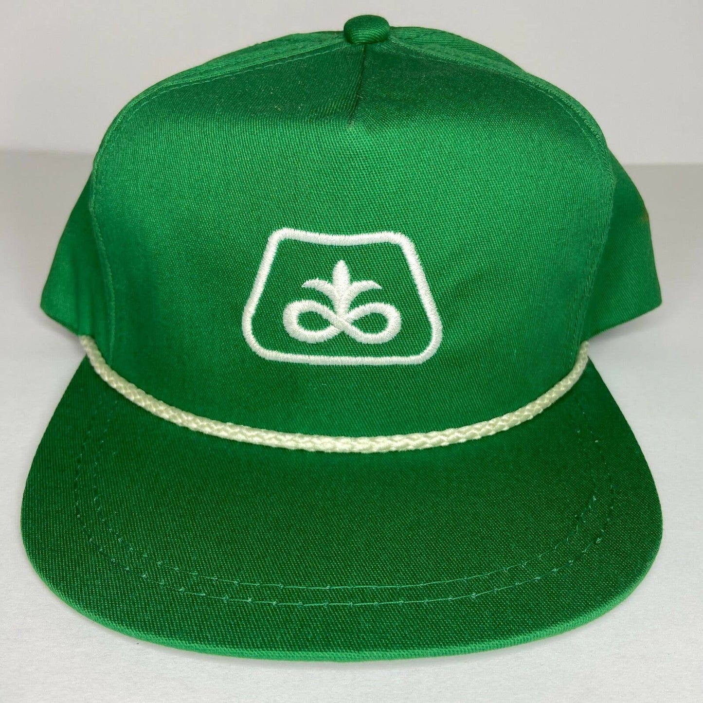 Vintage K Products Pioneer Seed Embroidered Snapback Trucker Hat Made in USA