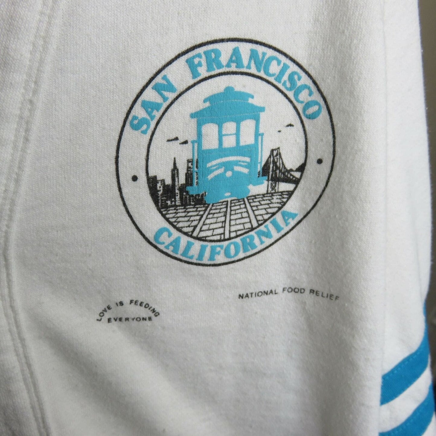 Vintage San Francisco Sweatshirt Cardigan Made in USA - Adult Size L