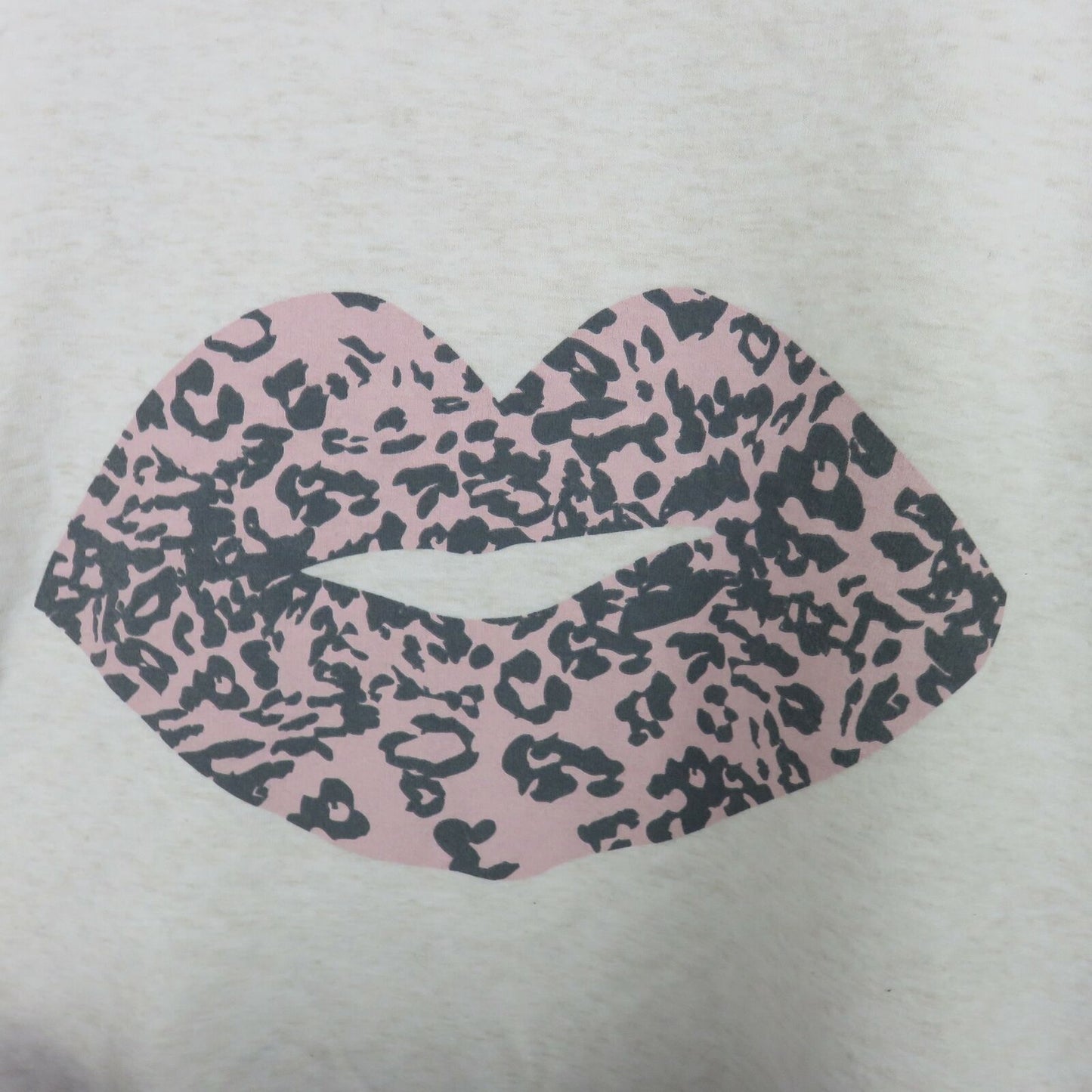 Wildfox Leopard Lips Soft Cozy Jumper - Women's XXL