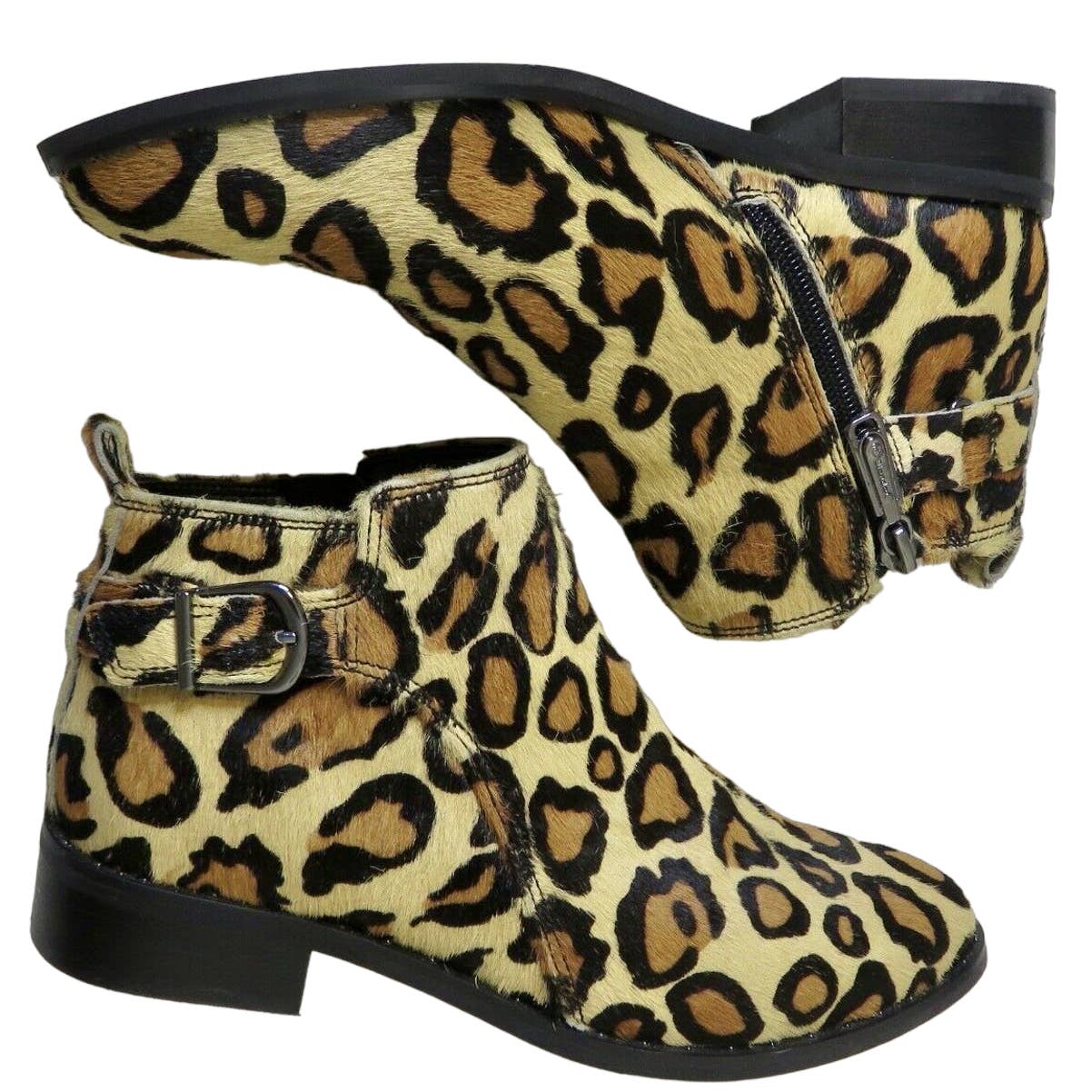 Blondo Waterproof Leopard Print Tami Ankle Booties - Women's 6M