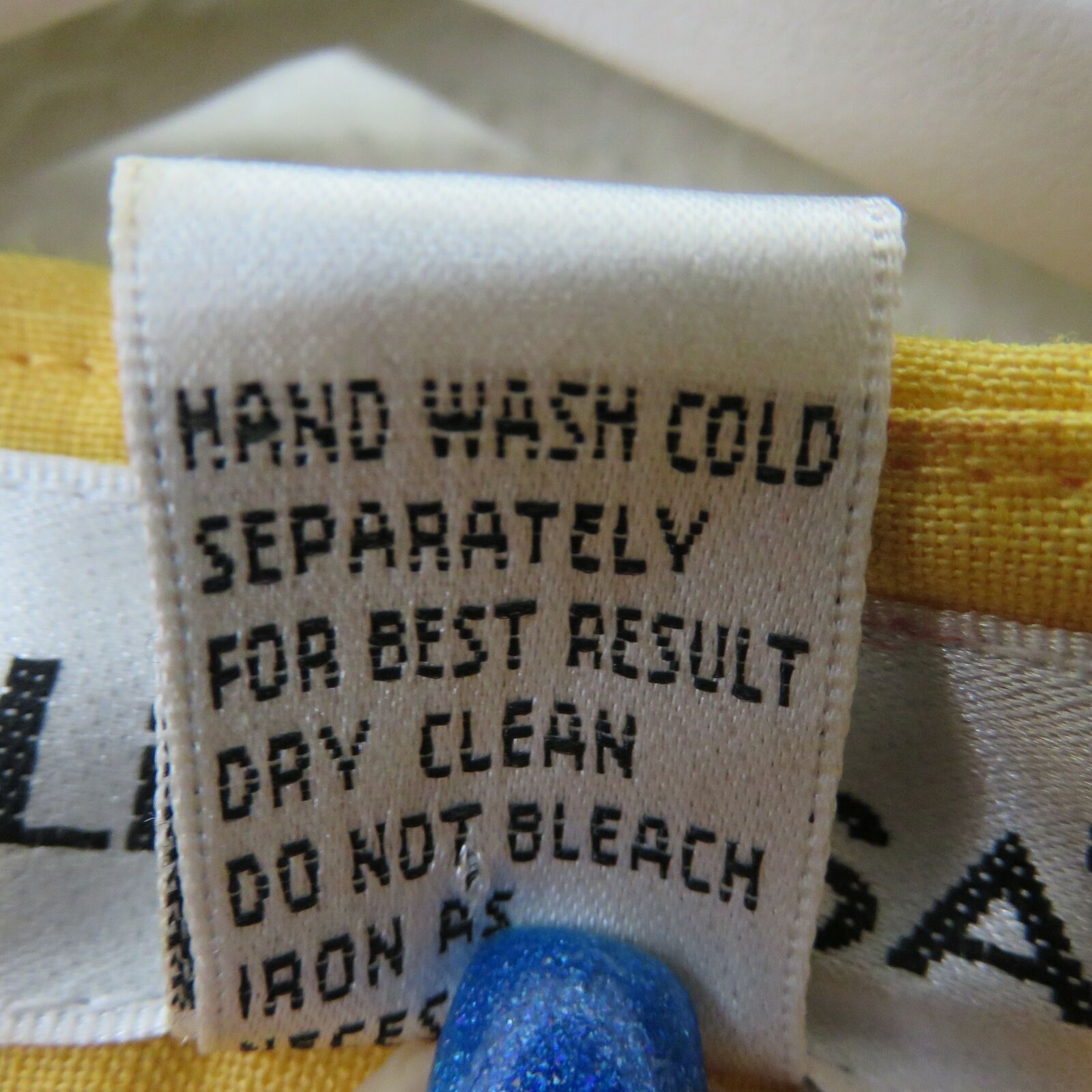 Yellow Linen Eyelet Button Up Granny Shirt - Women's Small