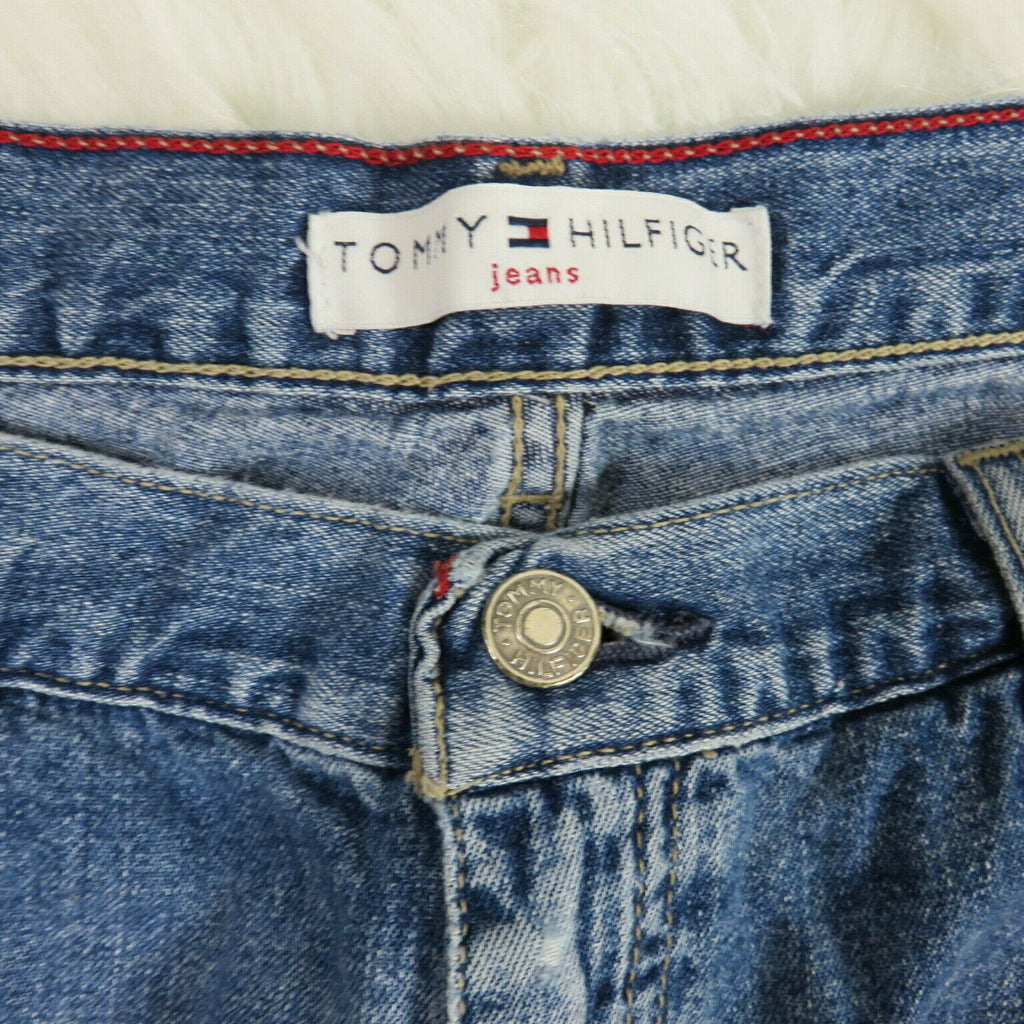 Tommy Hilfiger High Waist Retro Hipster Boot Cut Jeans - Women's 14