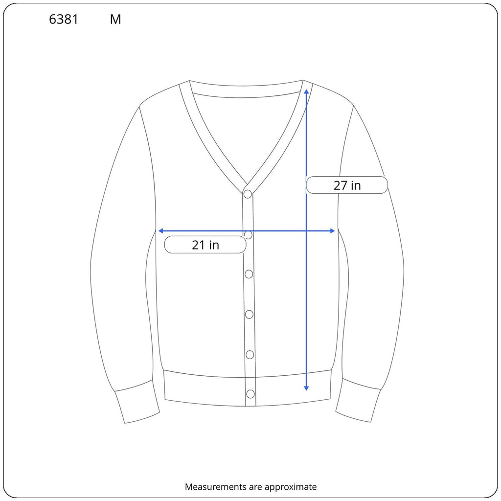 Susan Bristol Wool Metal Clasp Diamond Pattern Cardigan - Women's Size M