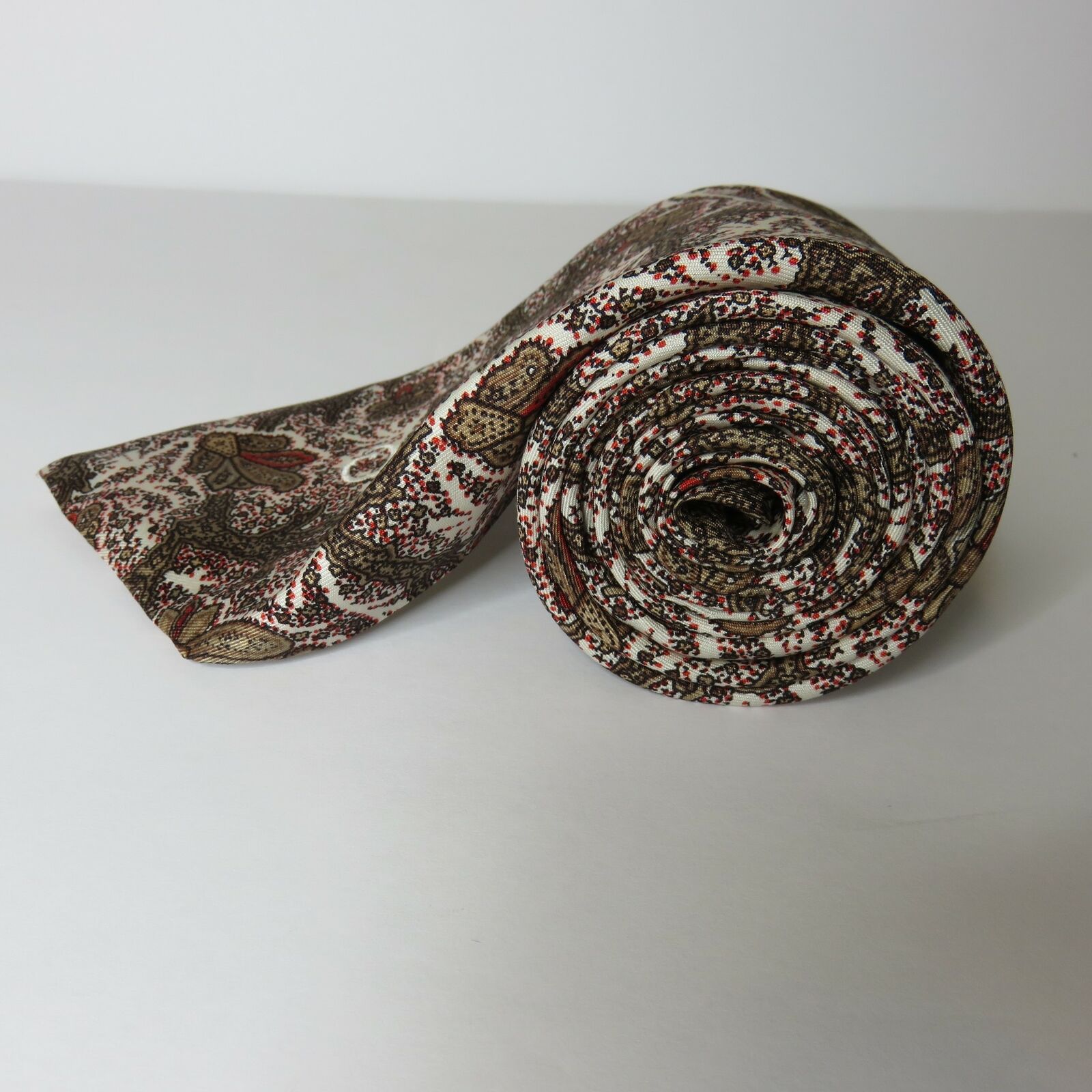 Vintage Oscar de la Renta Silk Floral Men's Tie