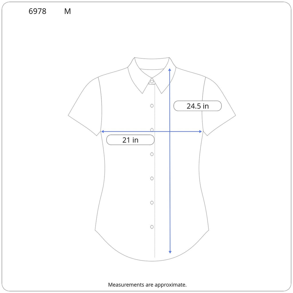 Yellow Ladybugs Floral Hearts Granny Button Up Shirt - Women's Size M