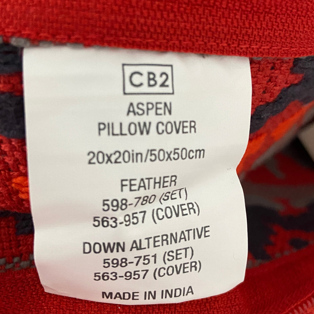 Southwest Pattern Cotton Zippered Throw Pillow Cover