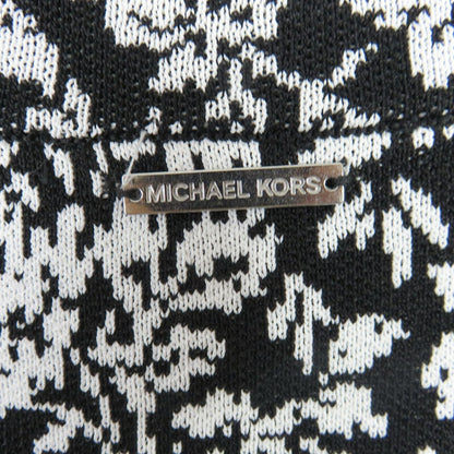 Michael Kors Bodycon Black and White Pattern Dress - Women's Small