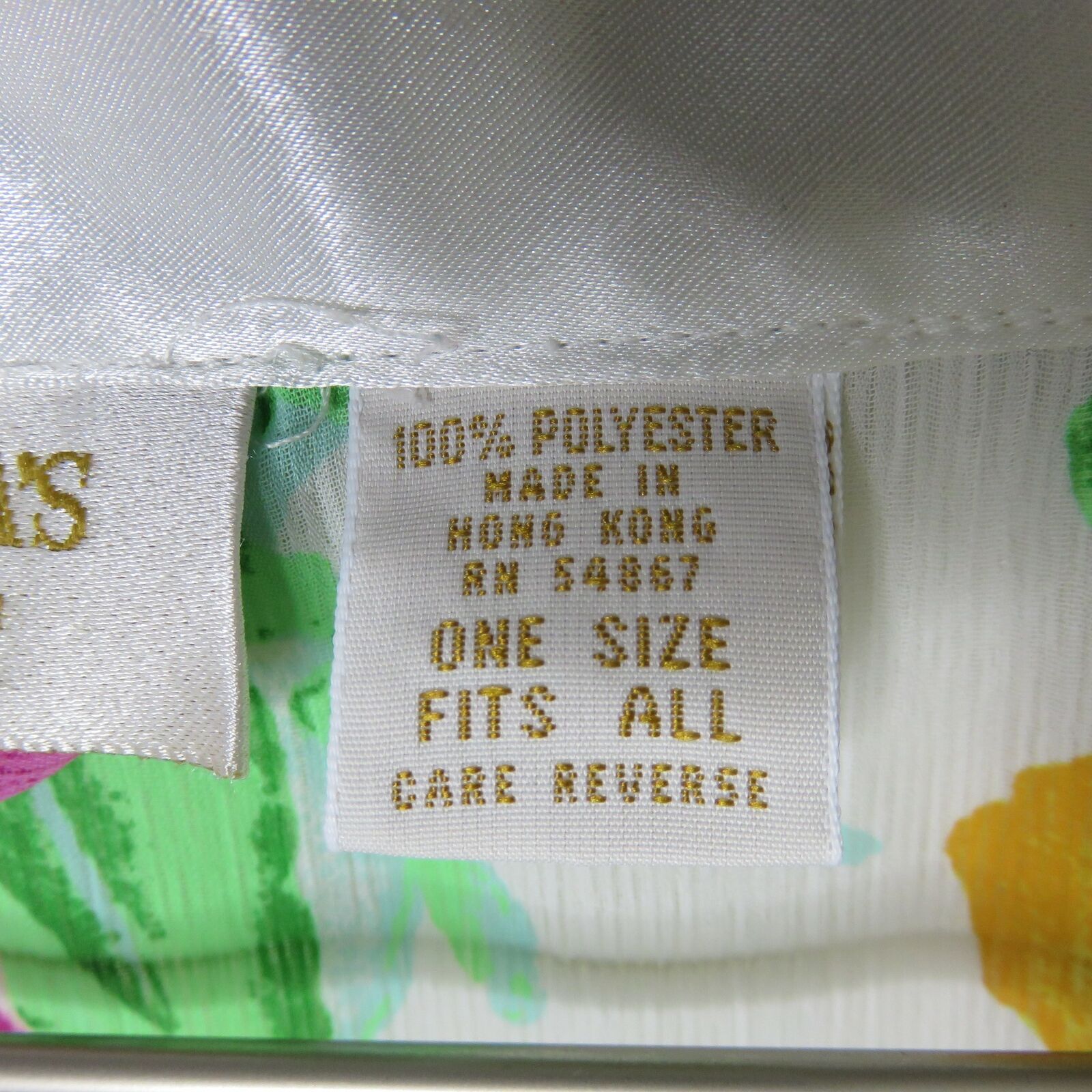 Vintage Victoria's Secret Gold Label Watercolor Floral Sheer Kimono Robe - Women