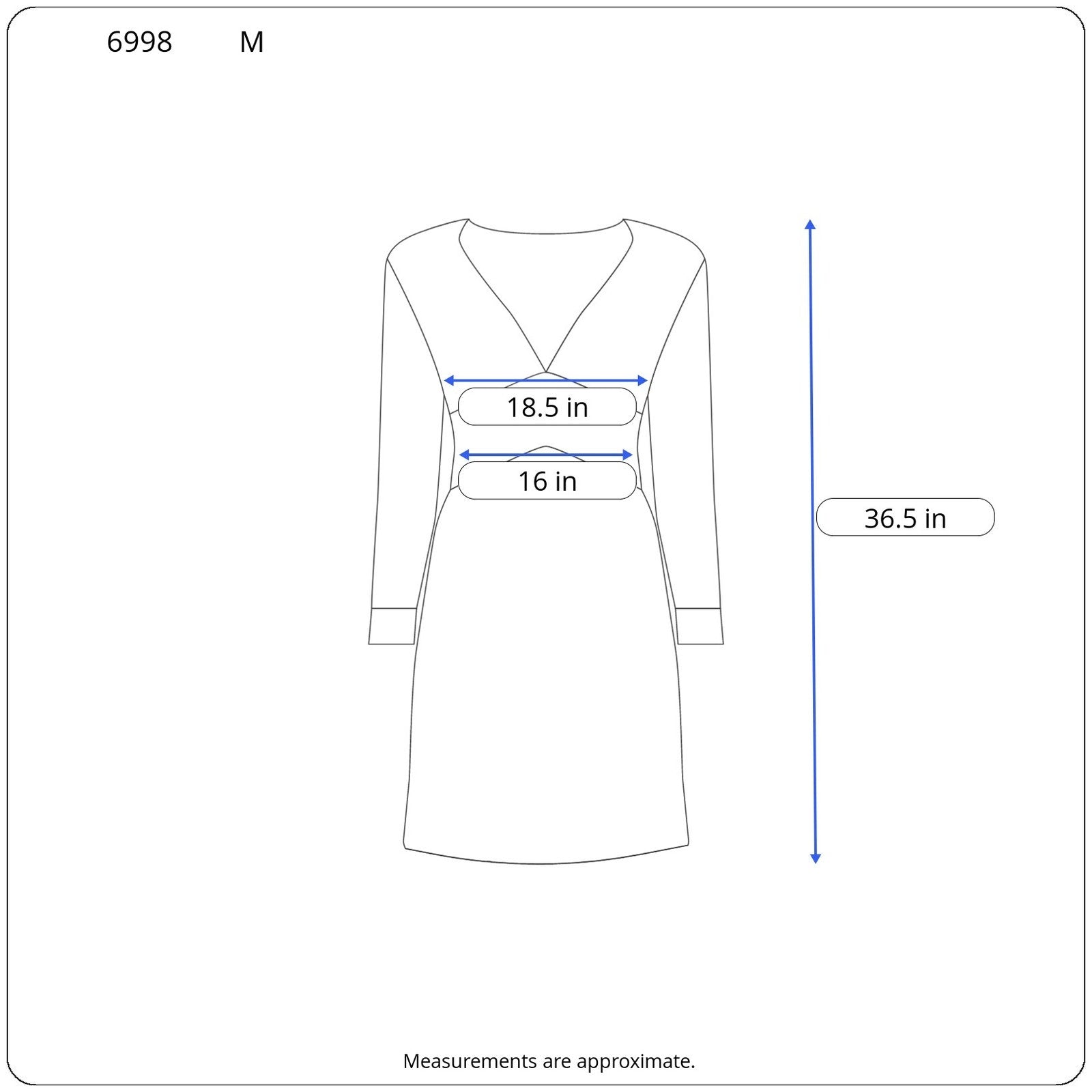 Vintage Purple Crepe Sheer Sleeves Faux Wrap Dress - Women's Size M