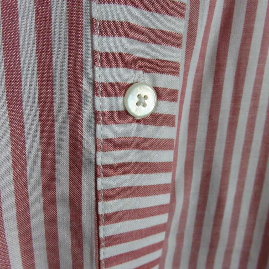 Max Studio Pink Striped Pullover Long Sleeve Blouse - Women's Size M