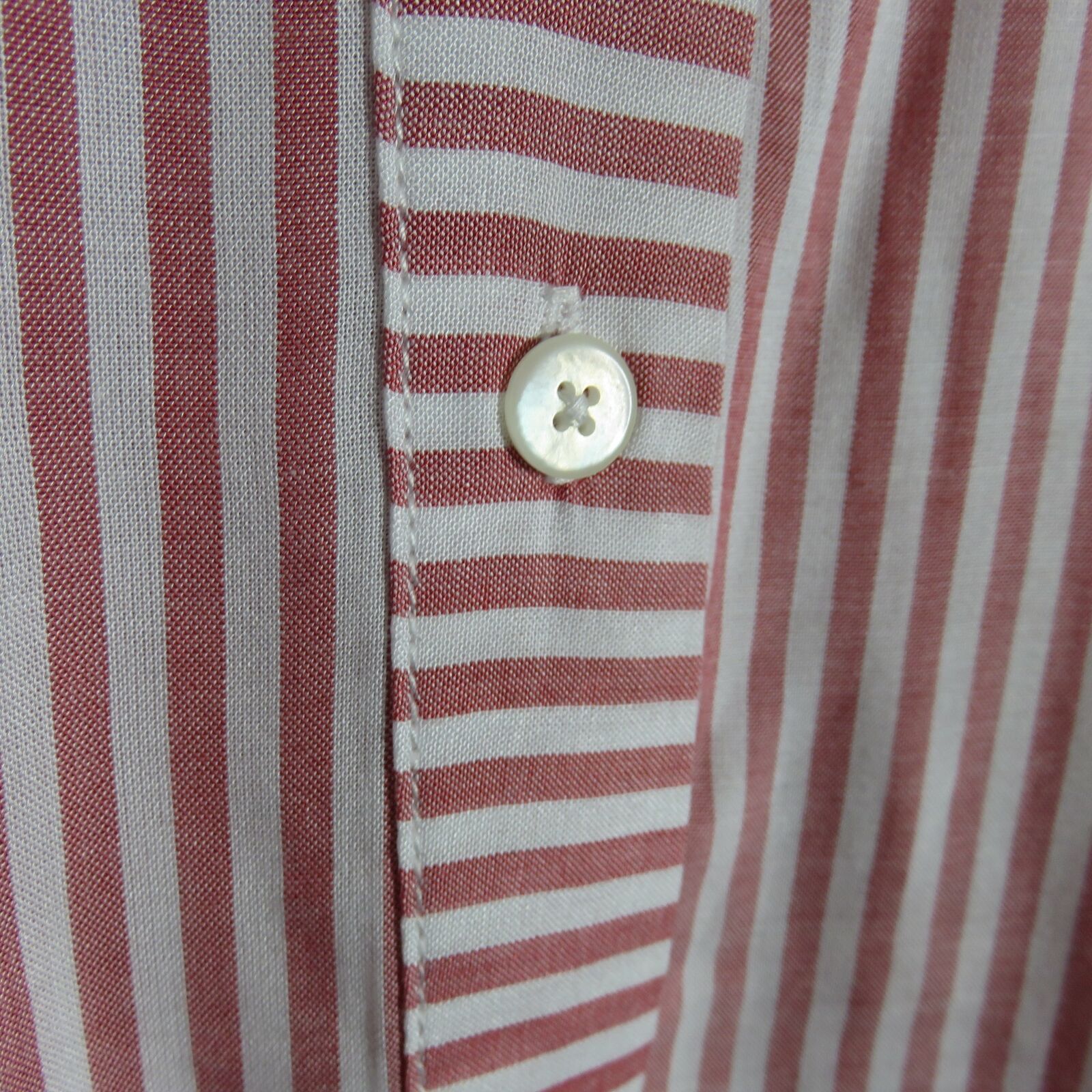 Max Studio Pink Striped Pullover Long Sleeve Blouse - Women's Size M