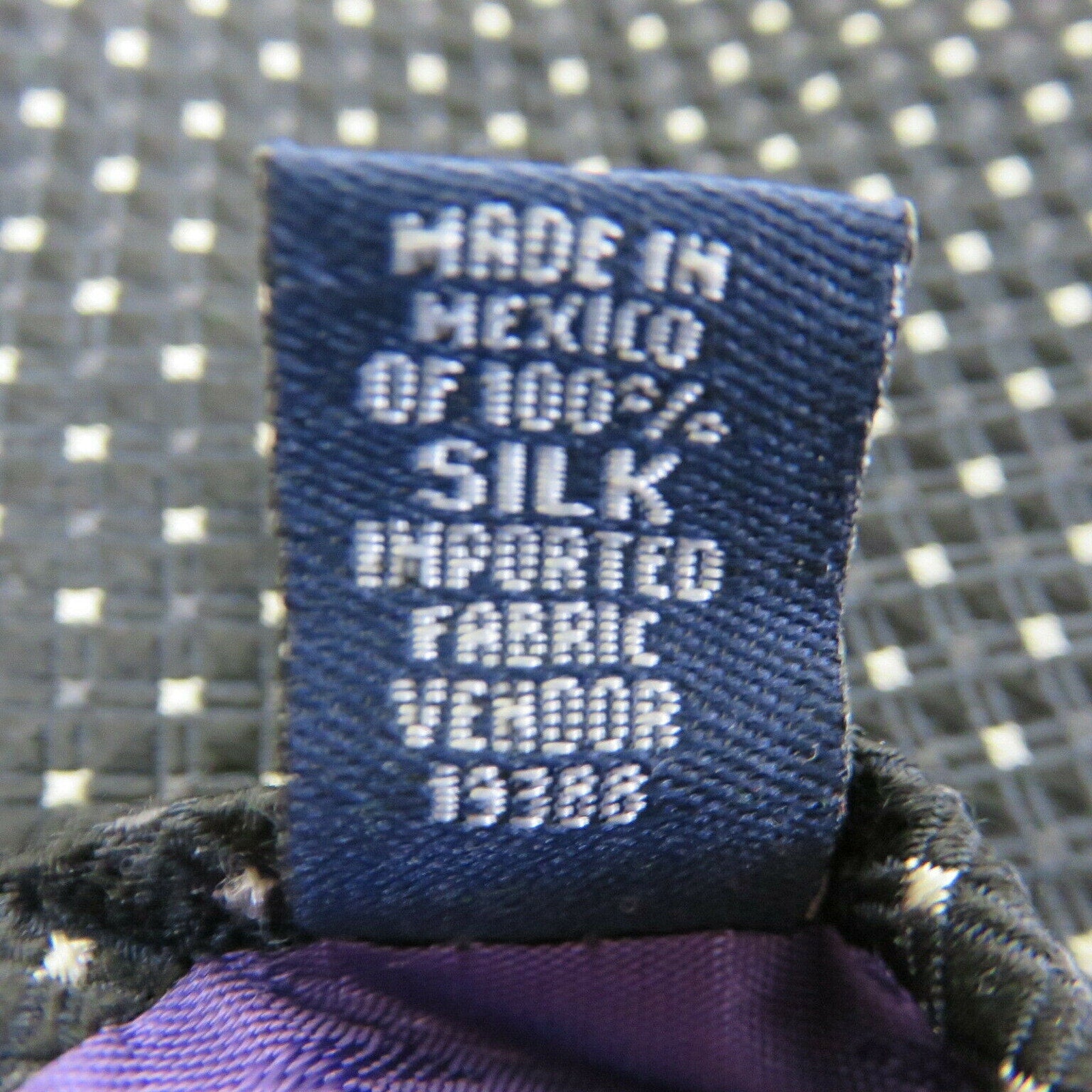 Nautica Black Vintage Tie