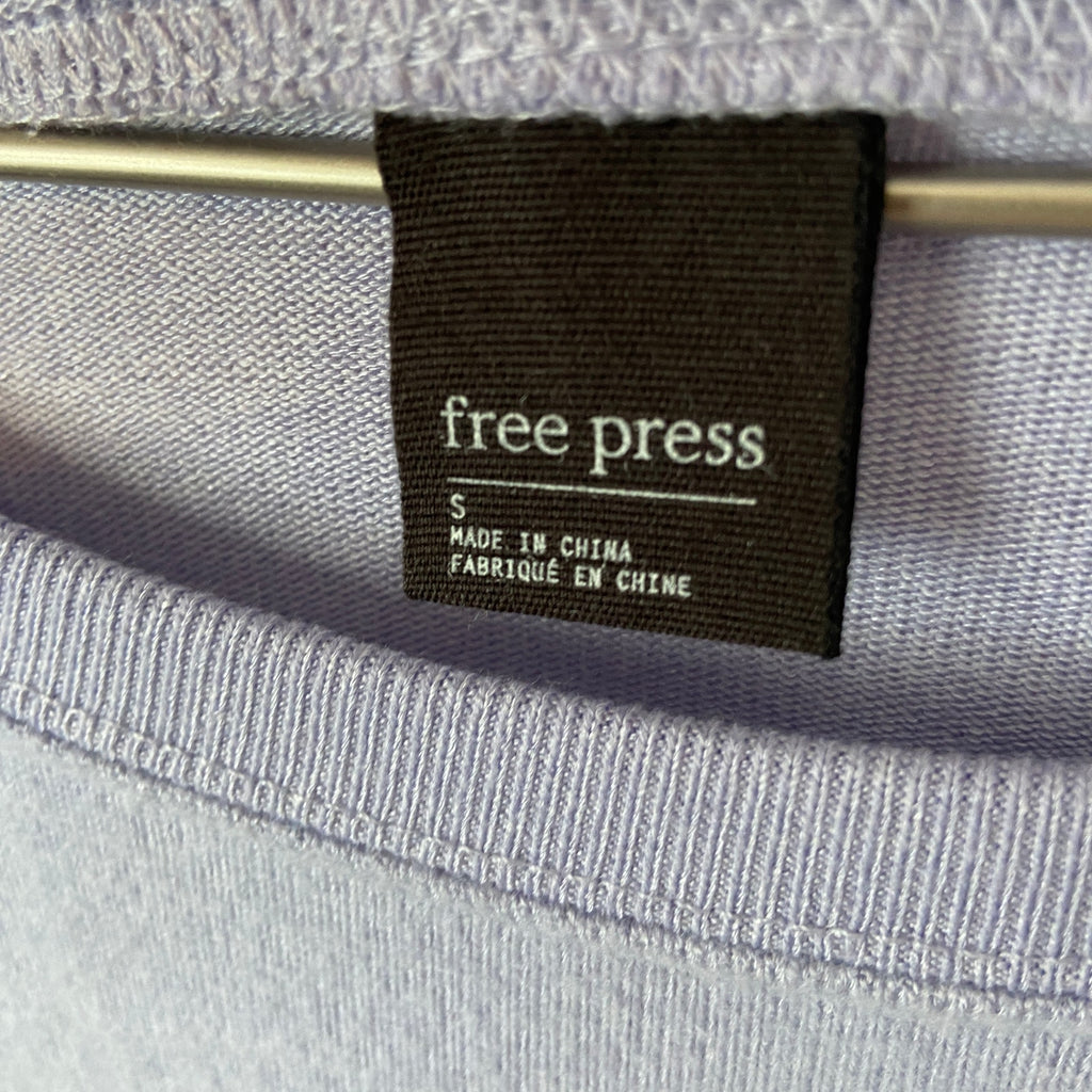 Lovers Gonna Love Oversized Purple Long Sleeve Shirt - Women's S