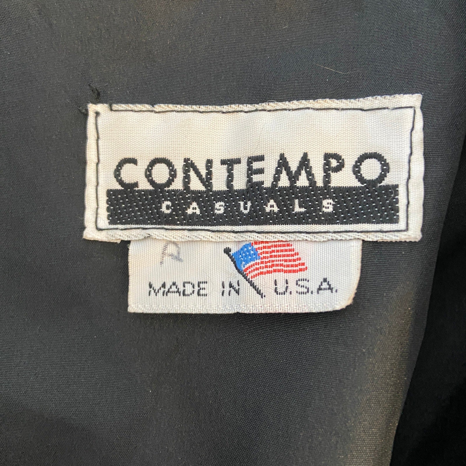 American Vintage Genuine Pig Split Black Suede Bolero Jacket - Women's Size L