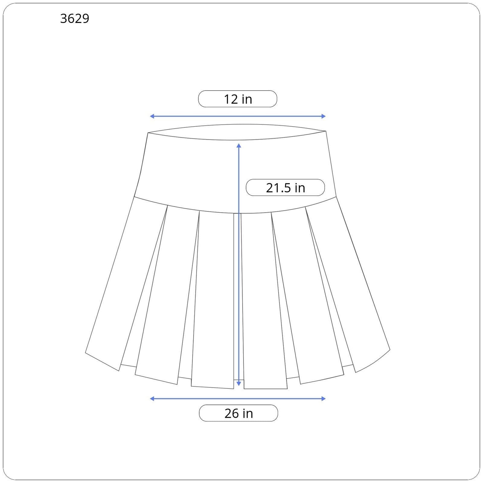 Vintage Silk Sea Shell Blue Yellow Pattern Skirt - Women's M