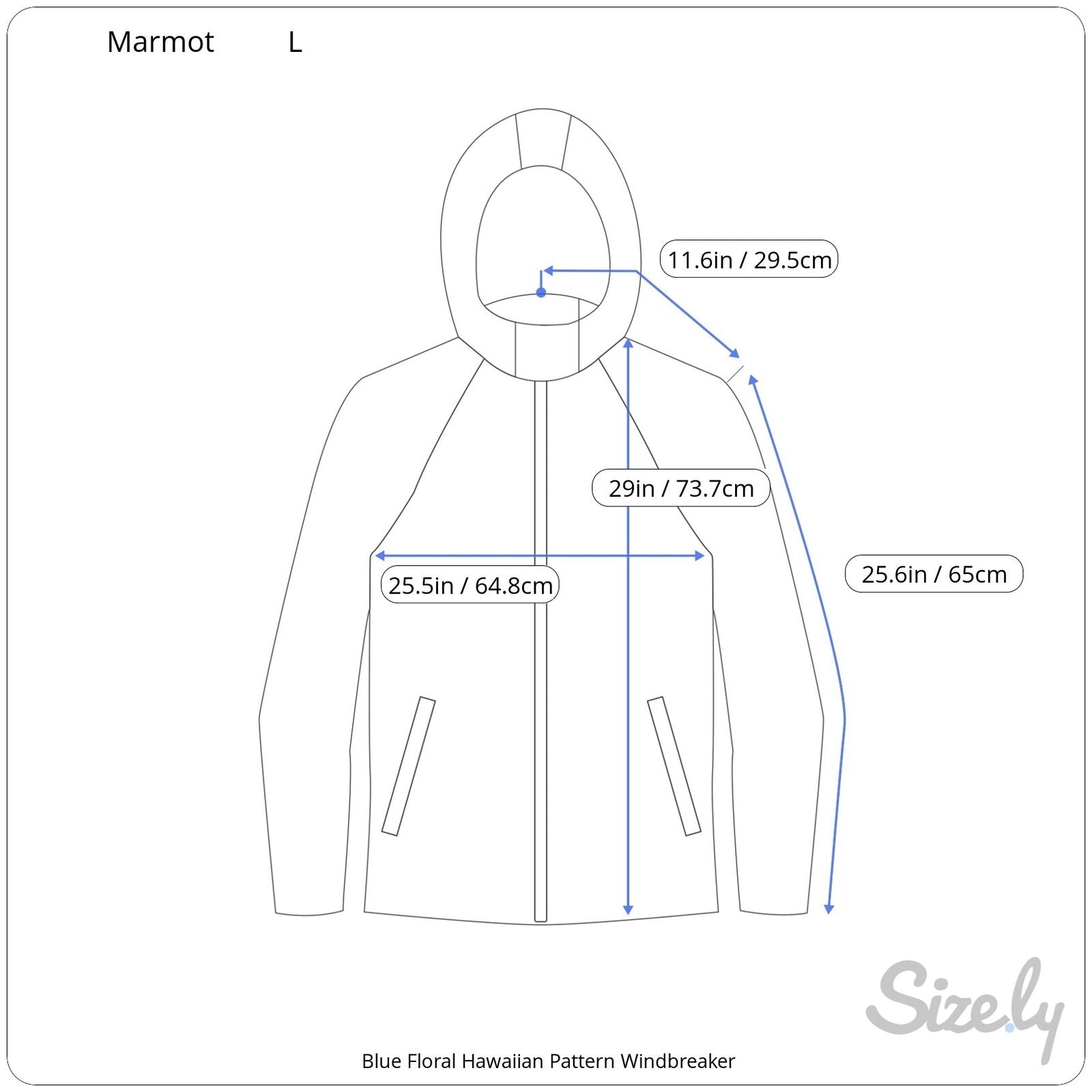 Marmot Hawaiian Hibiscus Flower Pattern Windbreaker - Women's L