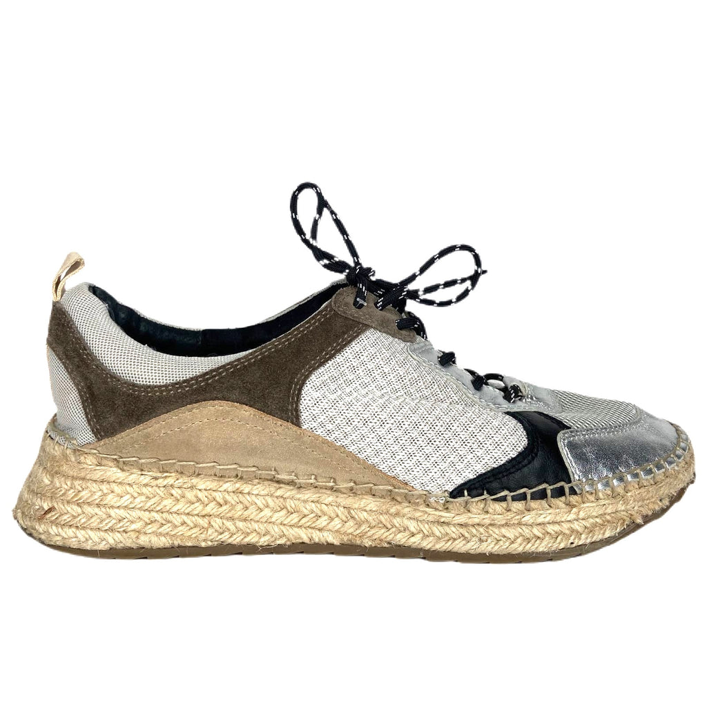 Marc Fisher Silver Toe Espadrilles Sneakers - Women's Size 9.5