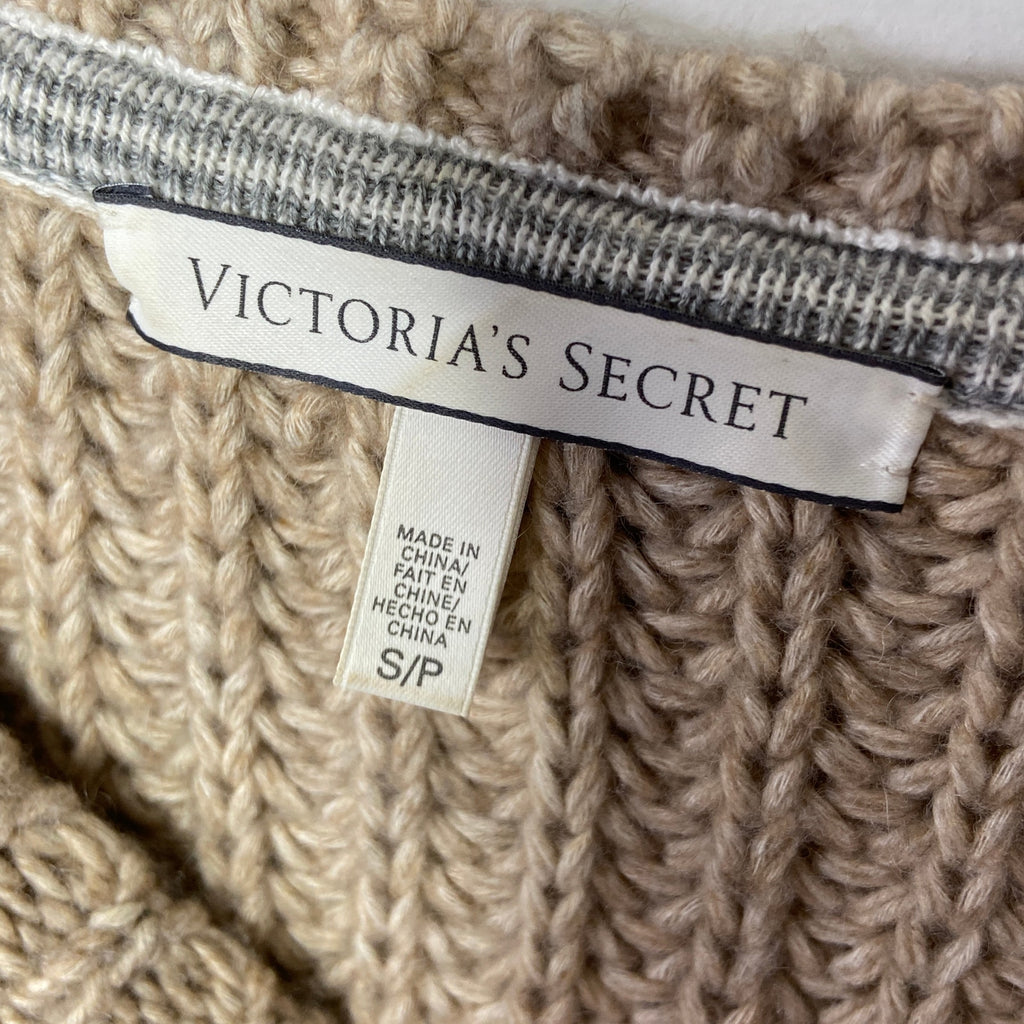 Victoria's Secret Oversized Crop Short Sleeve Slouchy Sweater - Women's  Small