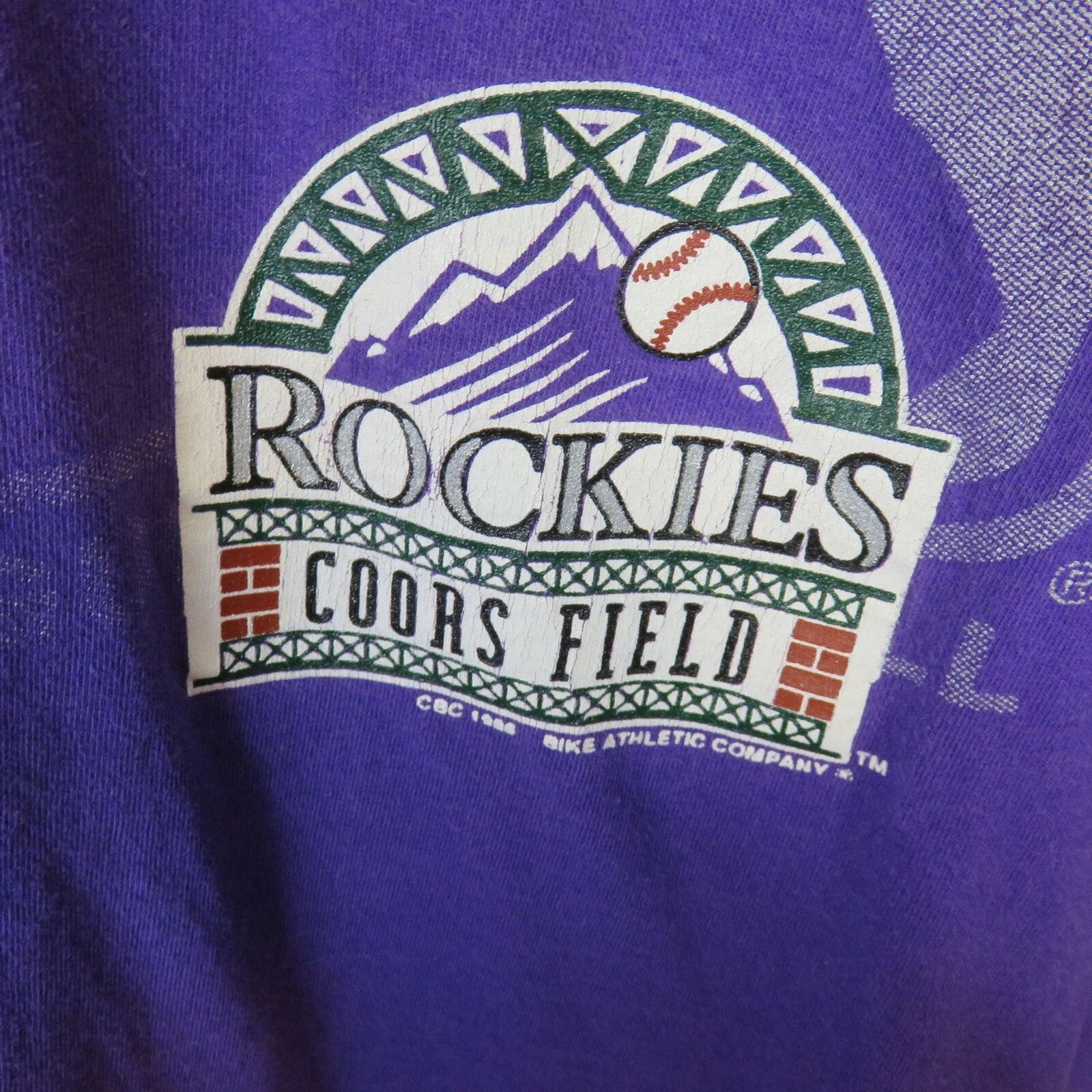 Vintage Single Stitch Colorado Rockies T Shirt - Men's XL