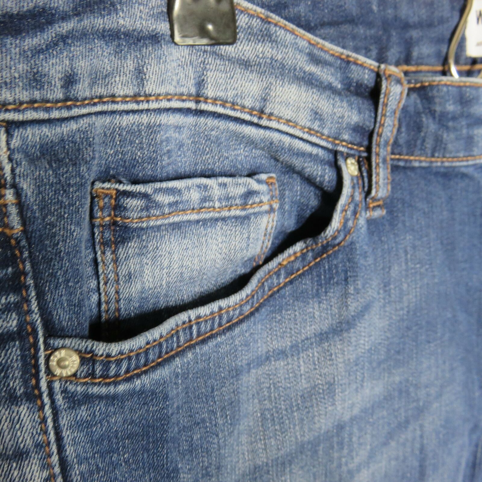 William Rast Perfect Skinny Distressed Fringe Hem Jeans - Junior's Size 32