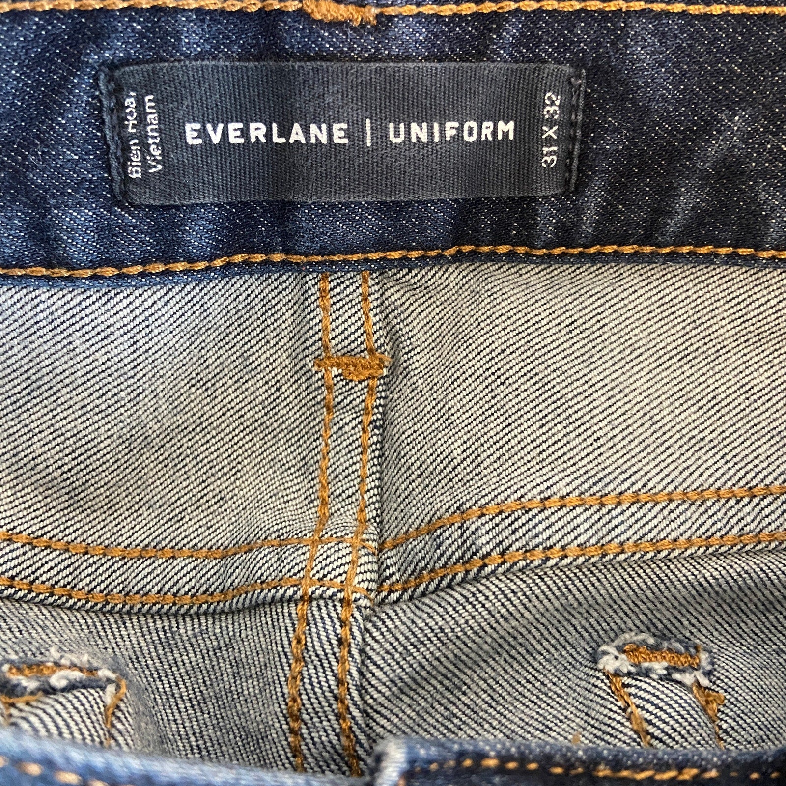 Everlane Uniform Dark Wash The Slim Jean - Men's Size 31x32