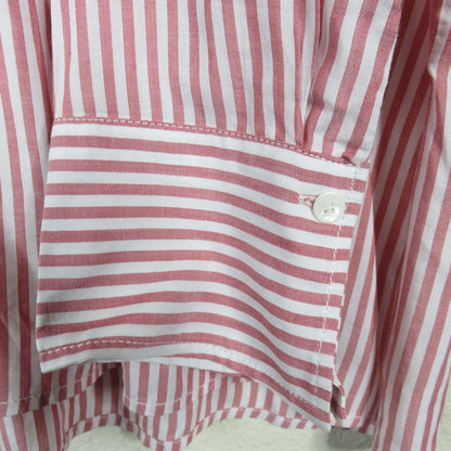 Max Studio Pink Striped Pullover Long Sleeve Blouse - Women's Size M