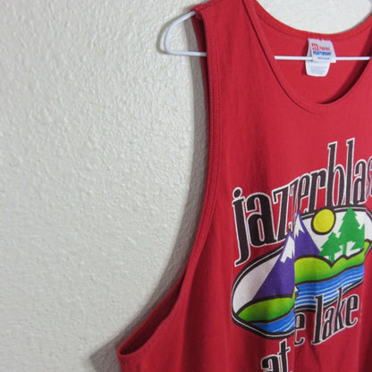 Vintage Jazzerblast at the Lake Tank Top - Adult Size XL