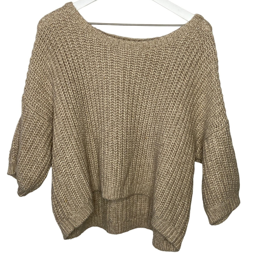 Victoria's Secret Oversized Crop Short Sleeve Slouchy Sweater - Women's  Small