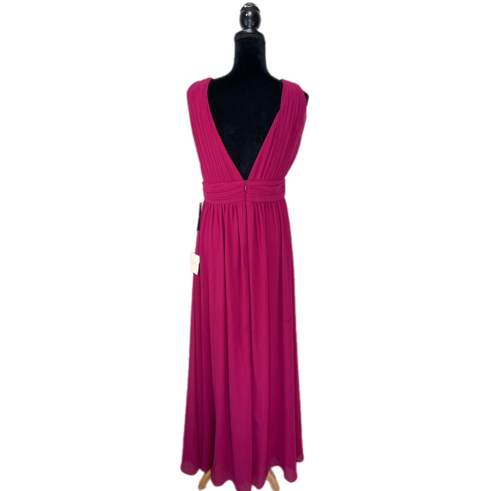 Heavenly hues store magenta maxi dress