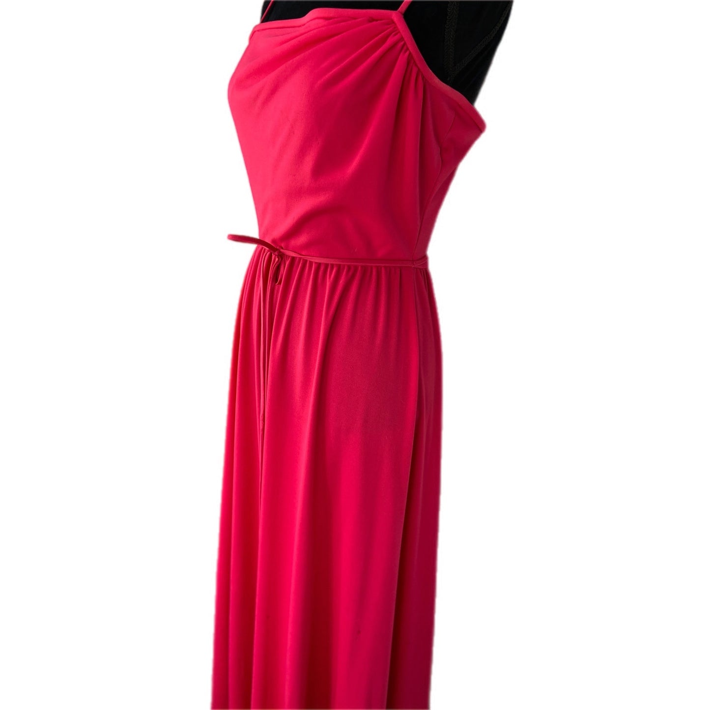 American Vintage Pink Slip Dress with Chiffon Shrug - Women's Size 12