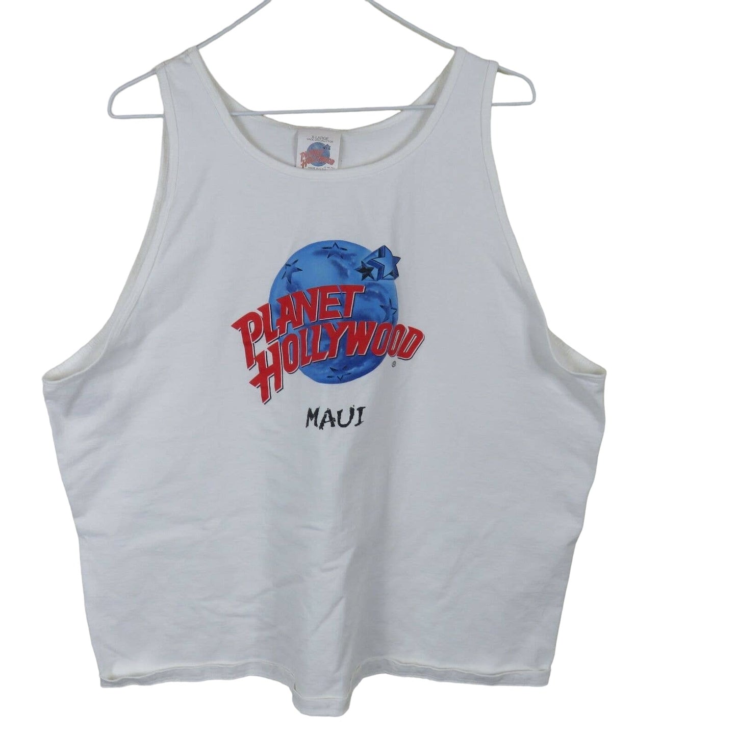 Vintage Planet Hollywood Maui Hawaii Tank Top Made in USA - Men's XL