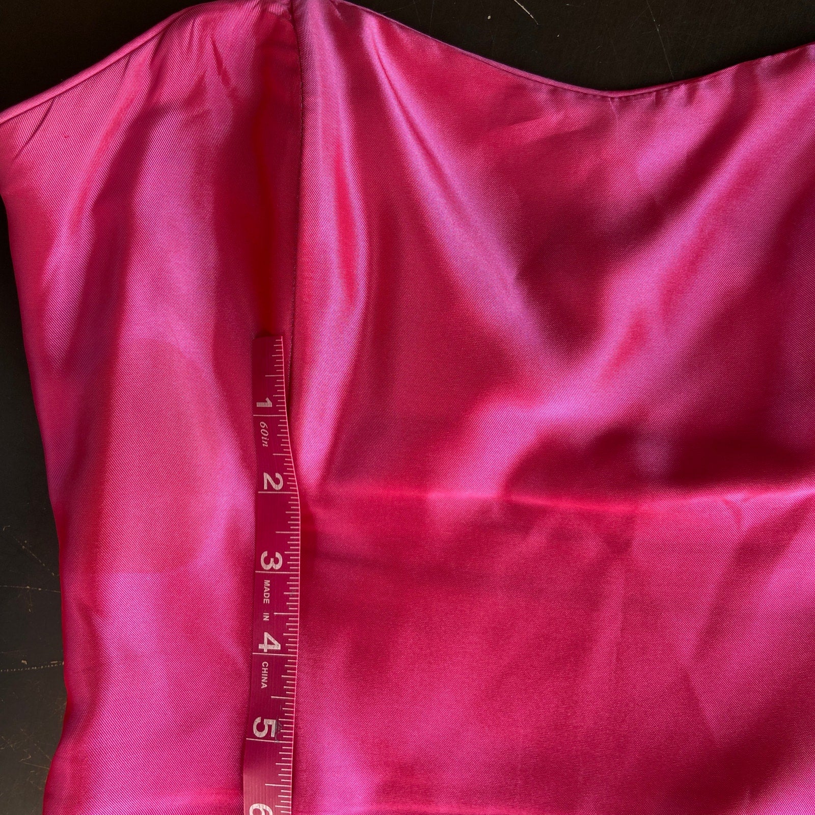 Vintage Jessica McClintock Gunne Sax Barbiecore Pink Satin Tulle Prom Dress - 7