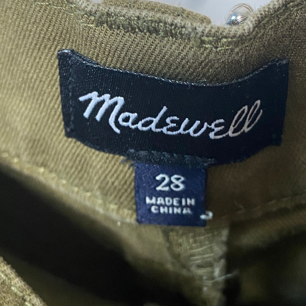 Madewell Army Green Shorts - Women's Size 28