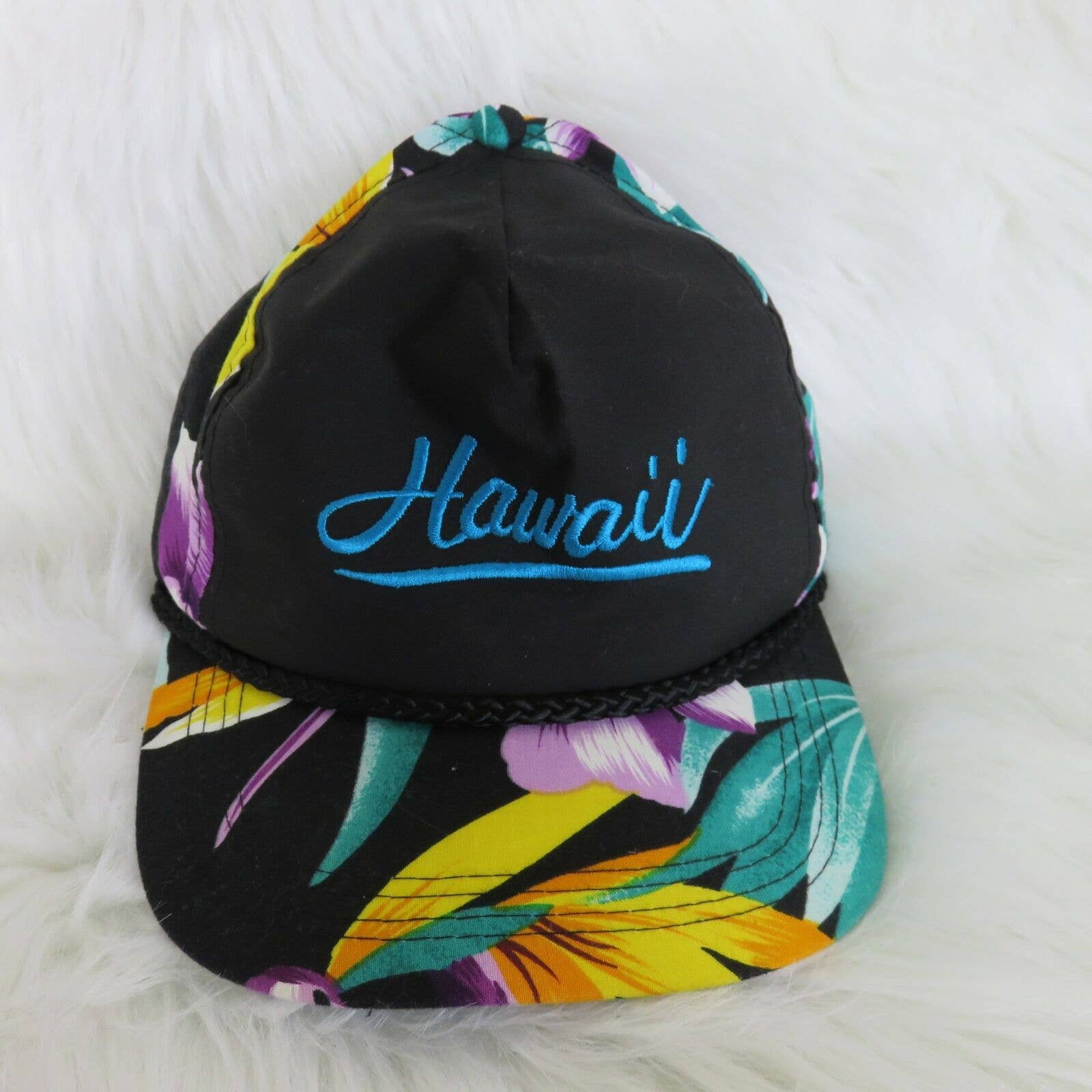 Vintage Hawaii Floral Snapback Hat