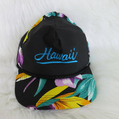 Vintage Hawaii Floral Snapback Hat