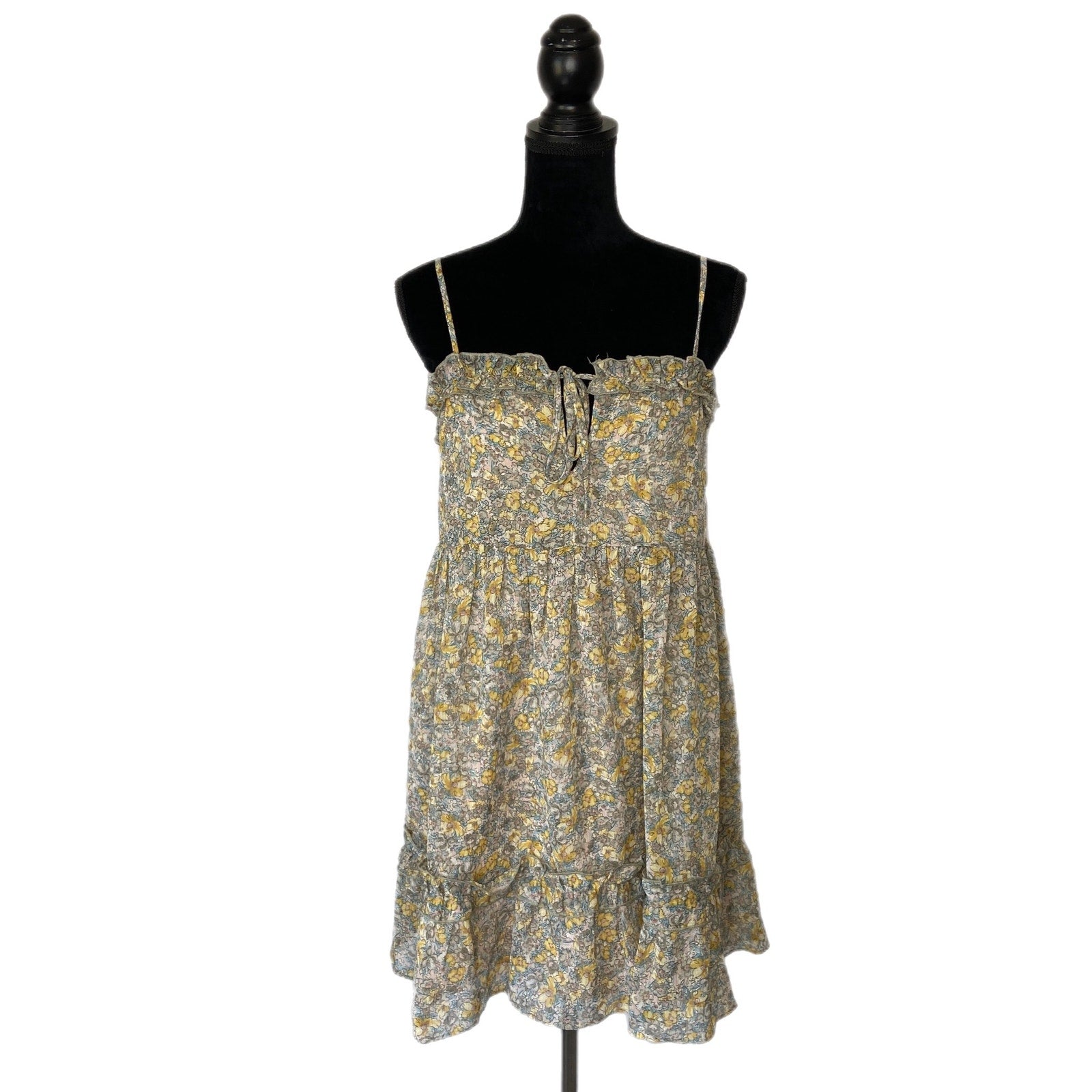 Dress Forum Floral Babydoll Ruffled Dress - Women's Size M
