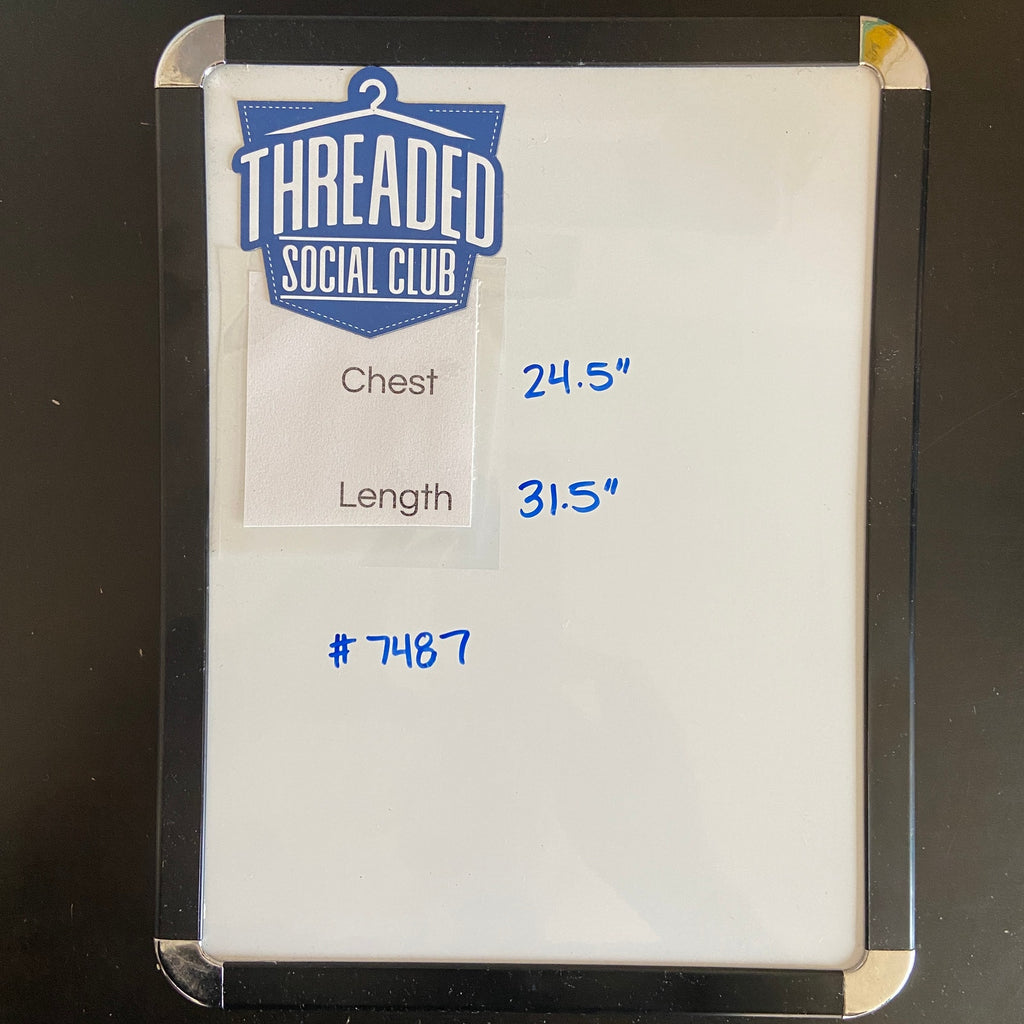 Vintage Nautica Red Green Blue Vertical Stripe Long Sleeve Shirt - Men's M