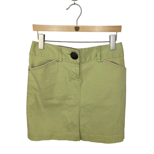 Y2K Light Green Short Skirt - Women's Size 4