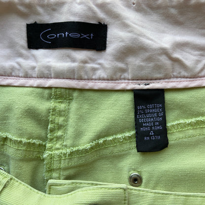 Y2K Light Green Short Skirt - Women's Size 4