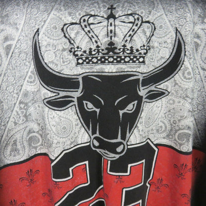 Bulls #23 Legend Parking Lot T Shirt - Men's Large