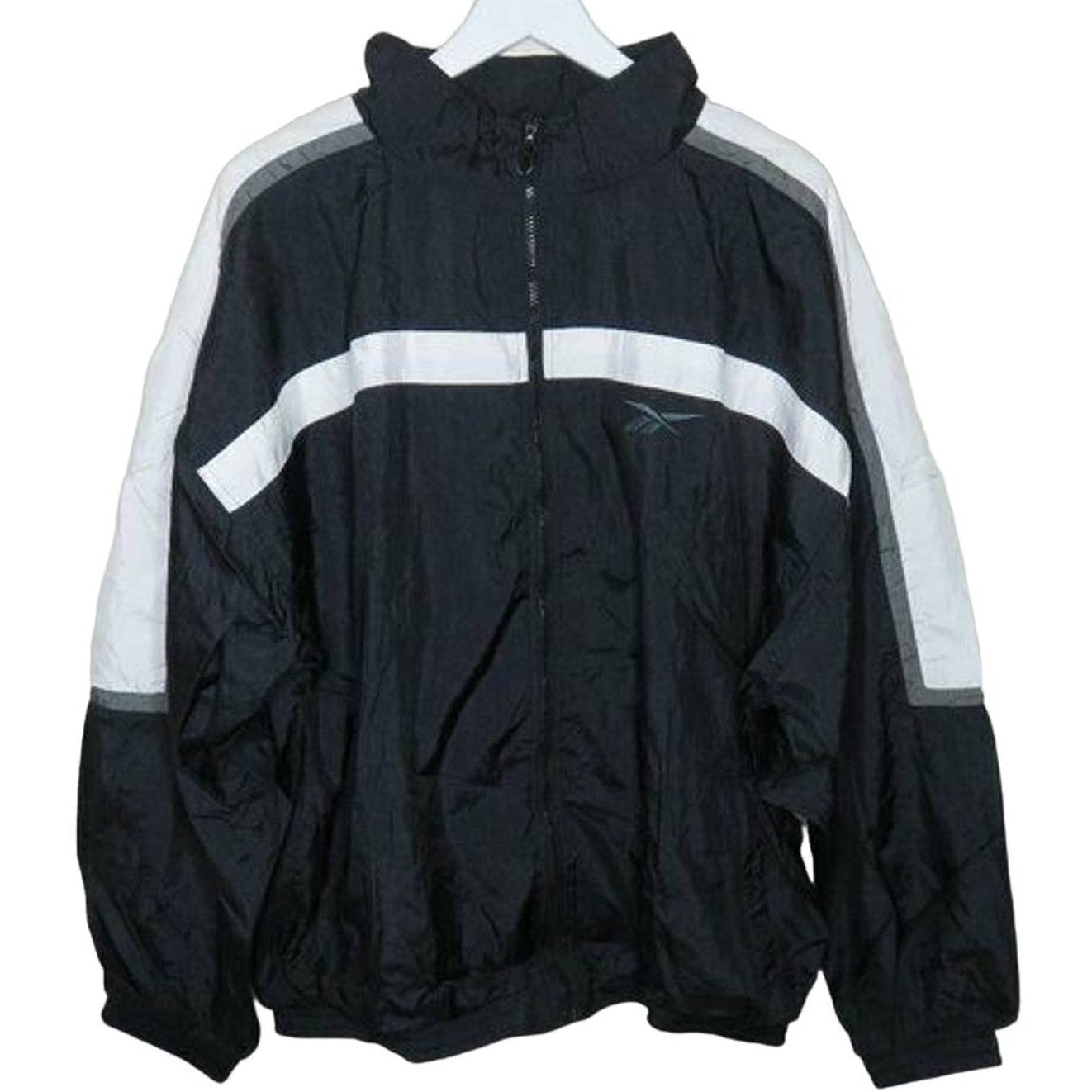 Vintage Reebok Color Block Nylon Windbreaker - Men's XL