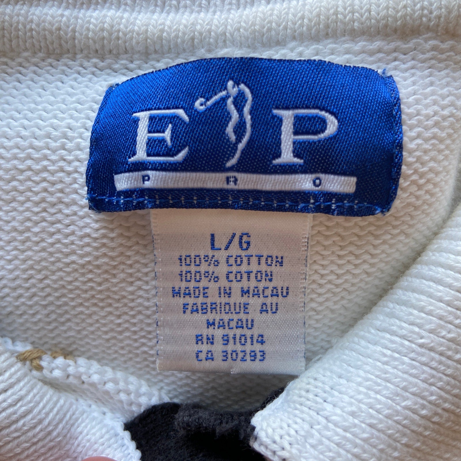 EP PRO Preppy Argyle Crop Sweater Light Academia - Women's Size