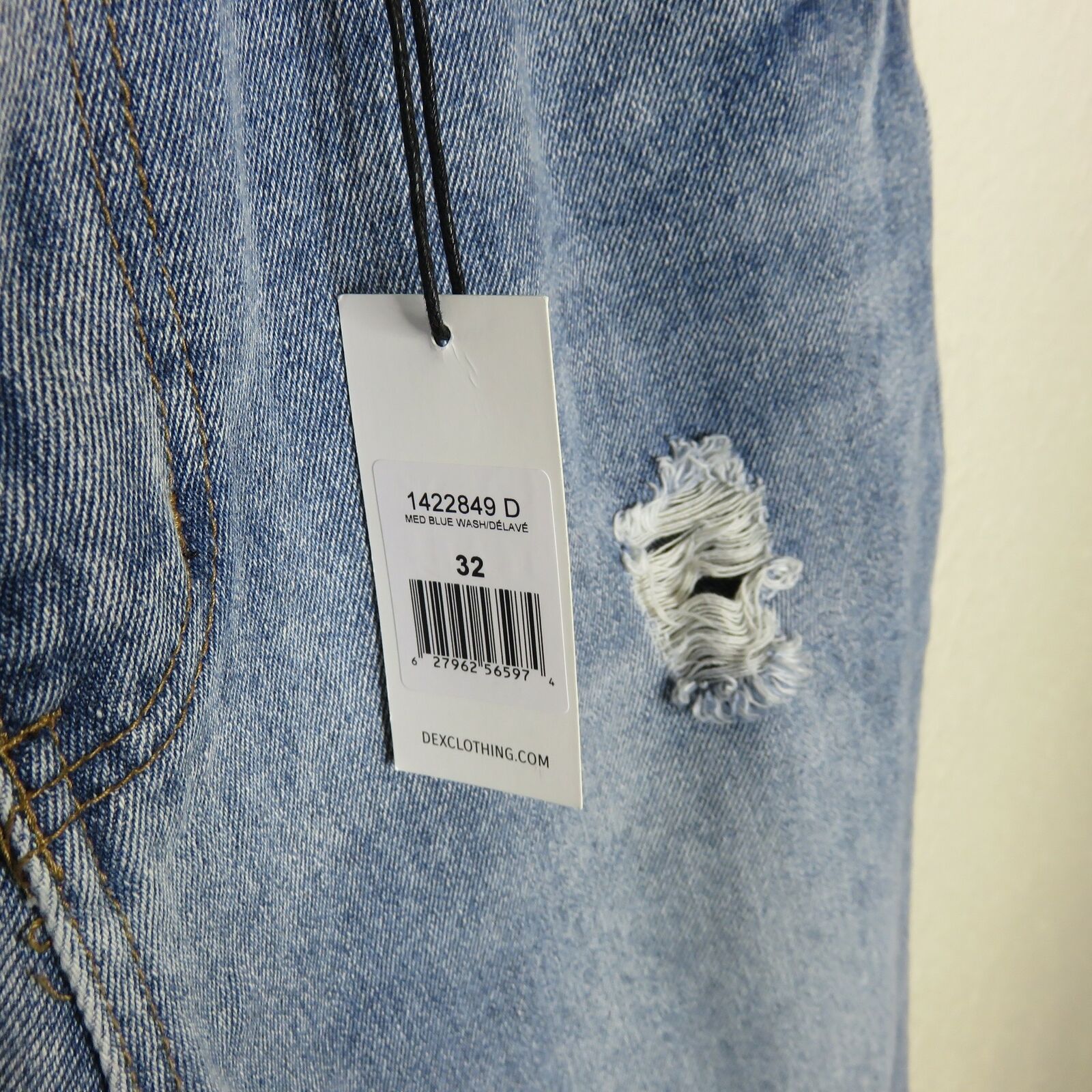 Dex Jeans Raw Hem Distressed Jeans - Women's Size 32