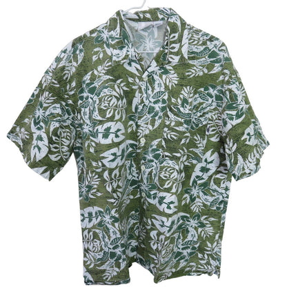 American Vintage No Fear Floral Hawaiian Shirt - Men's Medium