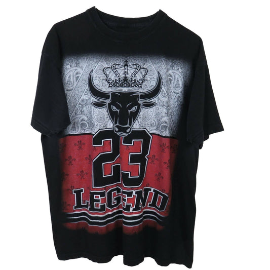 Bulls #23 Legend Parking Lot T Shirt - Men's Large