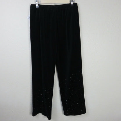 St. John Sport Rhinestone Velvet Pants NWT - Women's Small