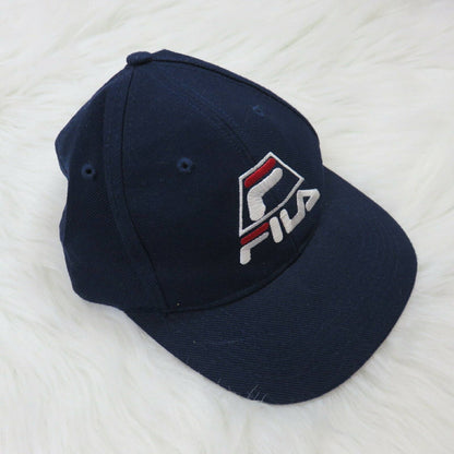 Fila Embroidered Logo Snapback Dad Hat