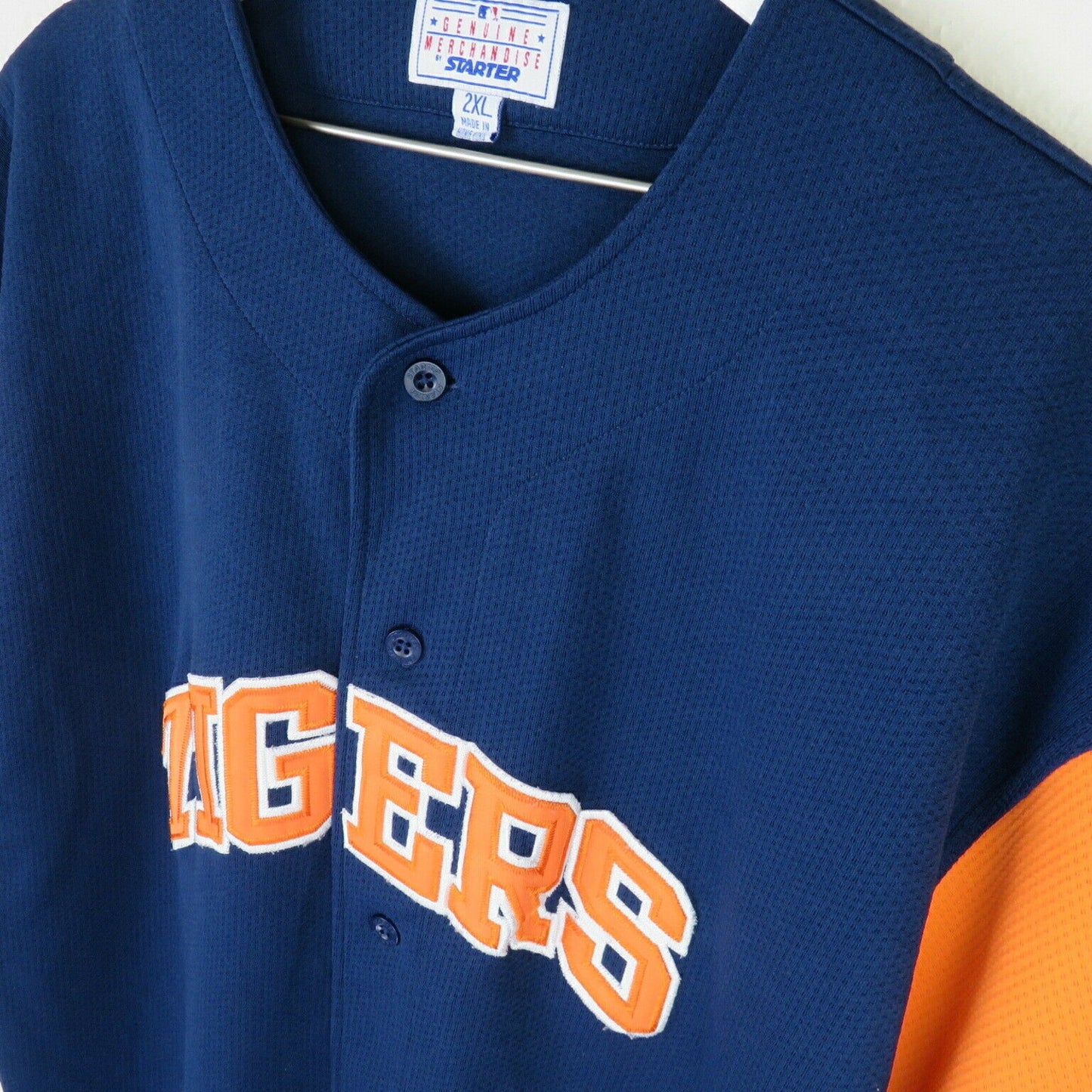 Vintage Starter Detroit Tigers Baseball Jersey - Men's 2XL