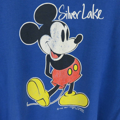 Vintage Single Stitch Mickey Mouse Silver Lake California T Shirt - Adult XL