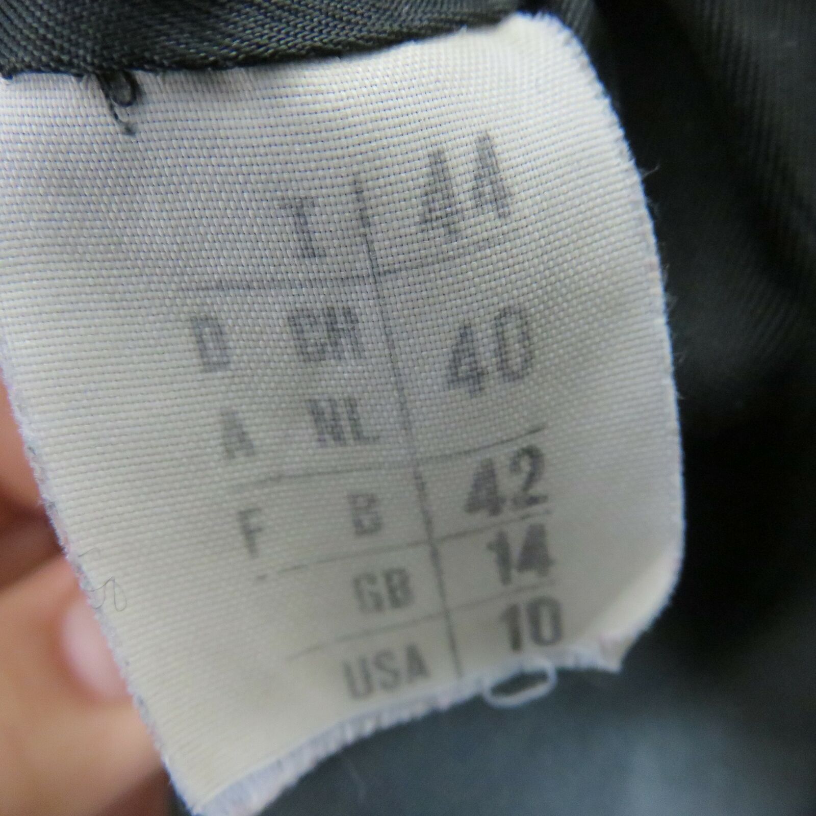 Vintage Dark Gray Italian Made Blazer - Women's Size 10